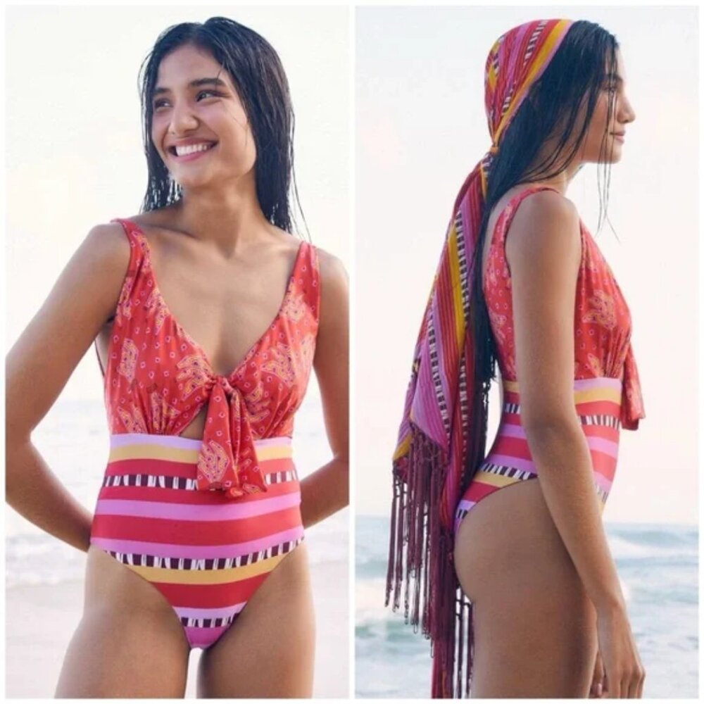 Farm Rio Reversible Tiki Bananas Lucy One Piece